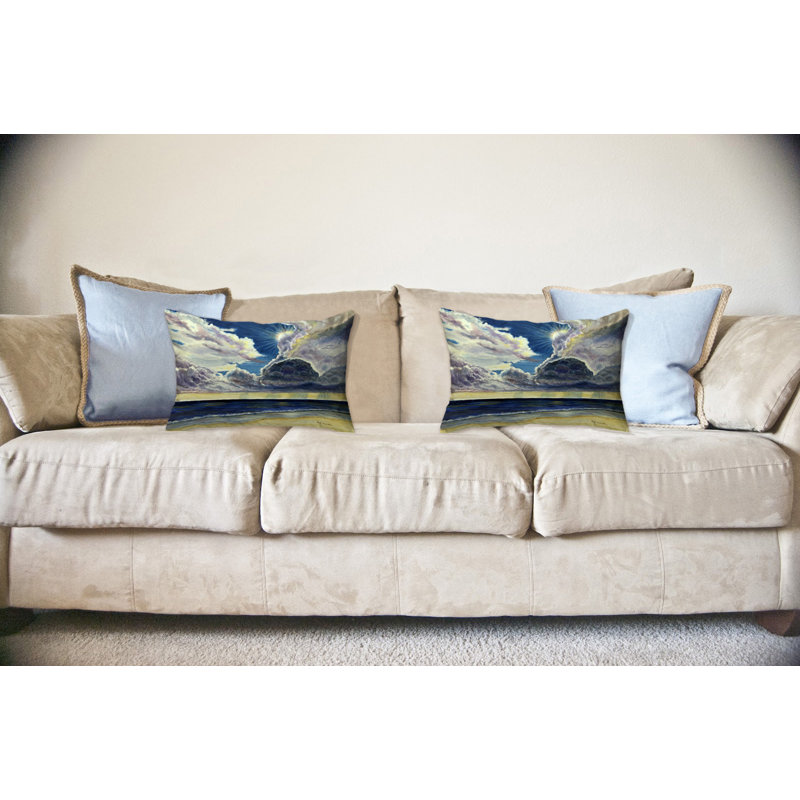 Outdoor Reversible Throw Pillow, 16" x 20"