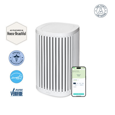 The Windmill Air Purifier 3-in-1, Medical Grade, True HEPA Filter, AHAM Verifide up to 975 Sq Ft, Ultra-Quiet, White