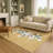 Premium Machine Washable Castillon AMF1825 Stars and Presents Holiday Rug-1306867058