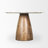 Mellonia Round Genuine Marble Dining Table-1726795911-1726448292