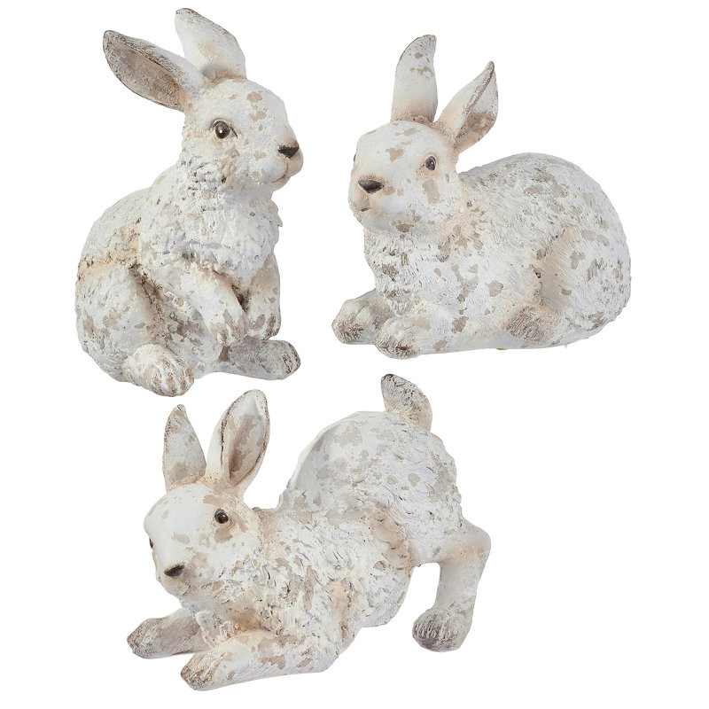 Lapin de jardin en résine 7 po
