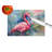 Flamingo Glass Cutting Board Large