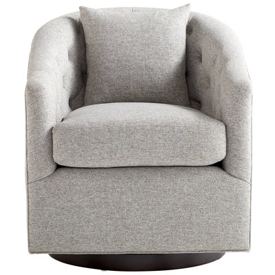 Ocassionelle Upholstered Swivel Armchair