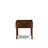 5 Piece Kitchen Table & Chairs Set Includes a Rectangle Dining Room Table with Dropleaf and 4 Cream Linen Fabric Parsons Chairs, Mahogany-1234942955-1234942935-1234942928