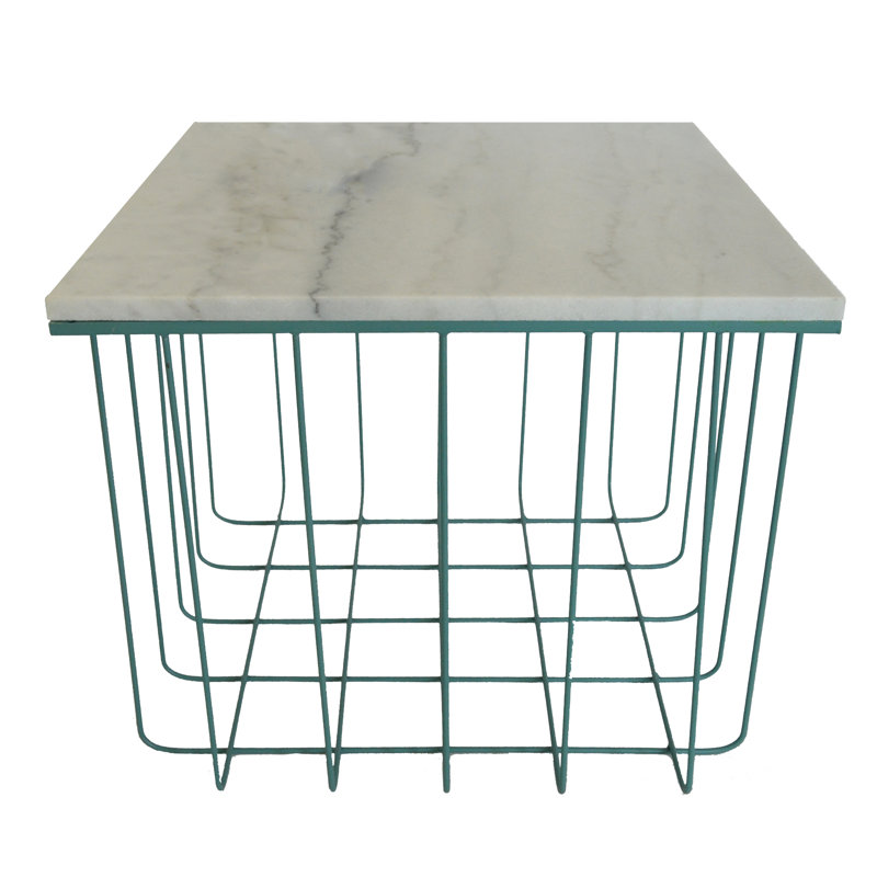 Table de bout emery, Bleu sarcelle