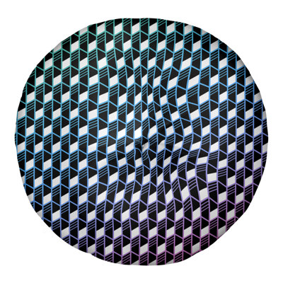 Coussin de sol géométrique Katelyn Elizabeth