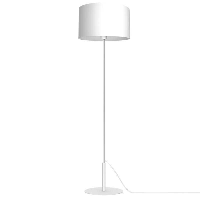 Conesville 150cm Traditional Floor Lamp Set, White