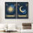Ensemble de 2 reproductions encadrées sur toile-73882967-73882968