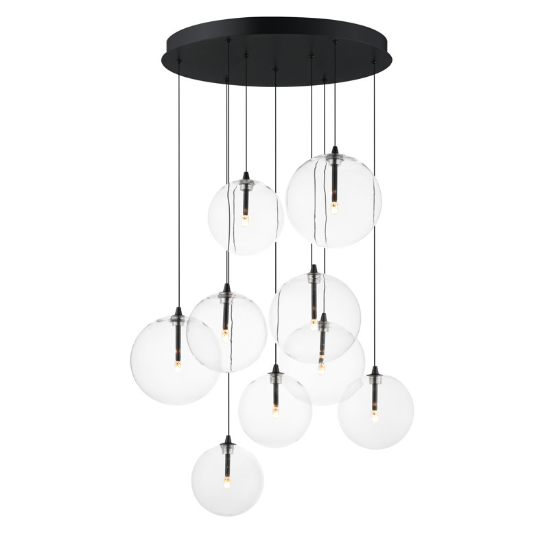 Luminaire suspendu Global-Multi-Light, Noir