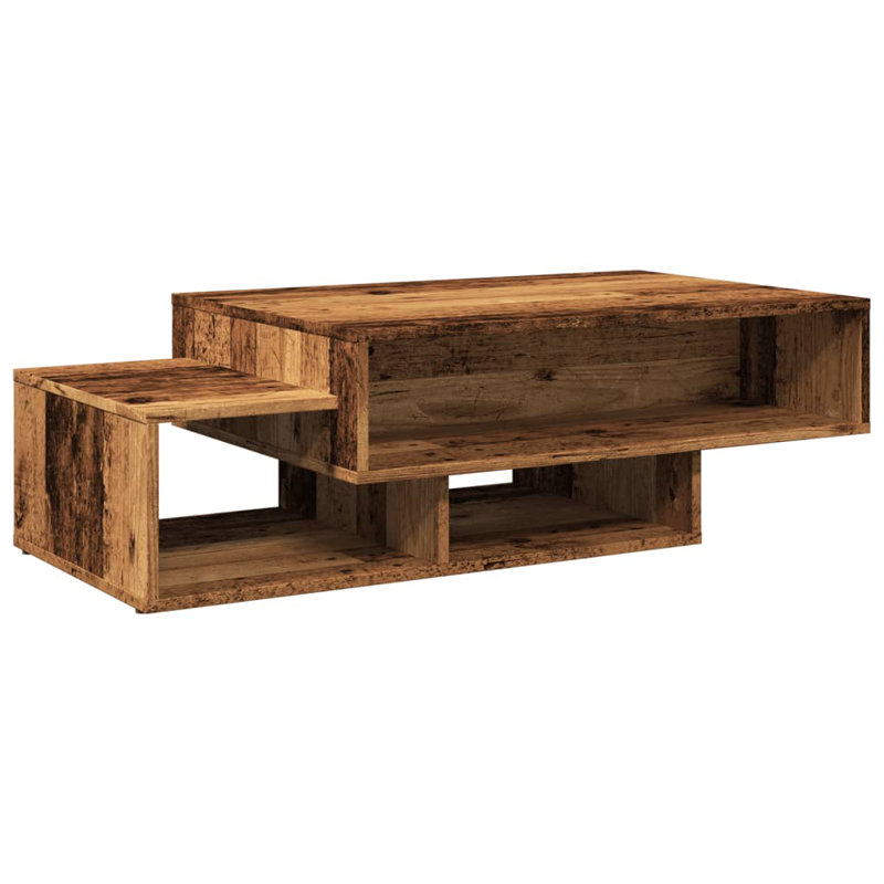 Annastasia Coffee Table with Storage, Old Wood