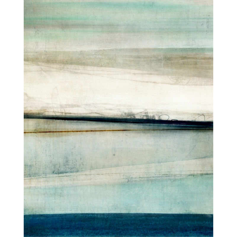 «Pacific Memoir» par Guseul Park - impression, Extérieur, H 45 po x l 36 po x P 1,5 po