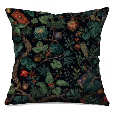 Botanical Leaves Vines Double Sided Throw Pillows