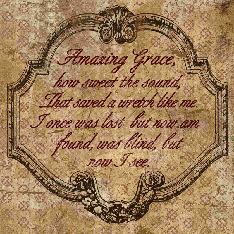 «Amazing Grace» - peinture sur toile tendue, H 36 po x l 36 po