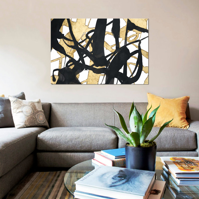 «Embellished Luxe», impression sur toile, H 12 po x l 18 po x P 1,5 po, Toile tendue, Pas de tapis
