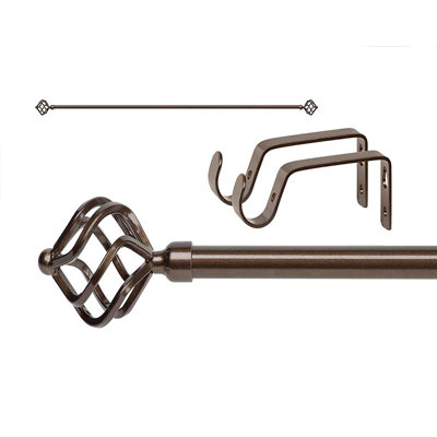 Tringle à rideaux simple Eckard