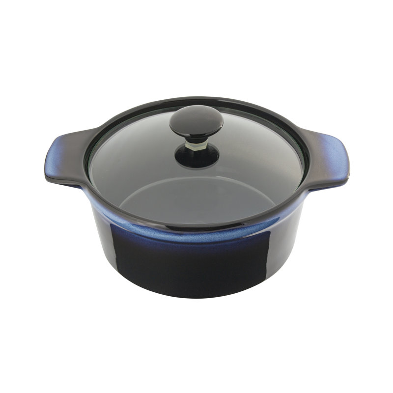 2,2 pte Casserole ronde avec couvercle
