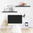 Sydney 24" W x 6" D Floating Shelves Set with Invisible Wall Mount Brackets-89833779
