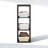 Furinno CUBIC Closet Organizers and Storage, 3-Cube Closet Organizer, Open Shelf Closet Storage, Extra Thick Frame for Wardrobe, Bedroom, Living Room, Dark Oak-122253230