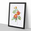Austrian Briar Rose by Pierre-Joseph Redoute - Framed Print-55456912-55456915
