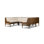 Priscilla Dining Banquette U Shape 101"-Crypton Wayfarer Snow