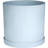 Modern Plastic Indoor/Outdoor Round Planter with Saucer-548381775-537849380