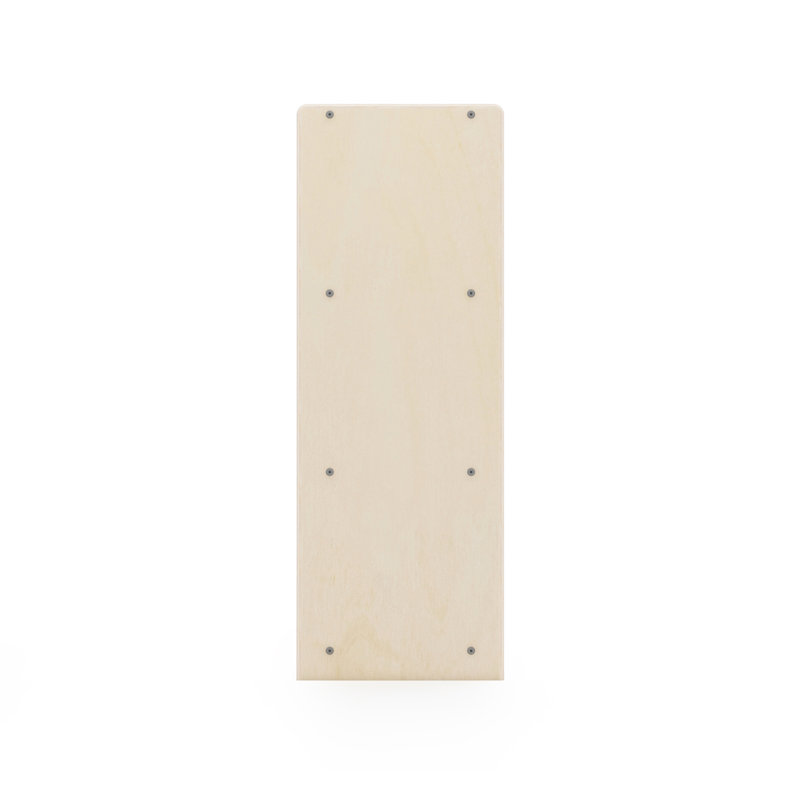 Rangement ouvert à 3 tablettes EdQ Essentials, Naturel