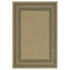 Tapis intérieur / extérieur en jute et noir - 5 pi 3 po X 7 pi 3 po-348237205