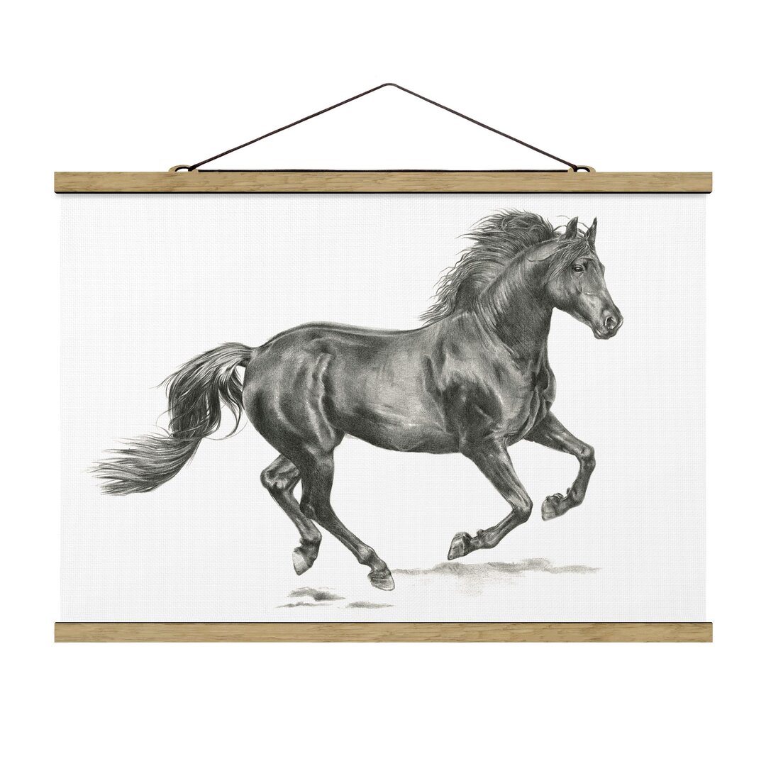 Stoffbild Wild Horse Study - Hengst