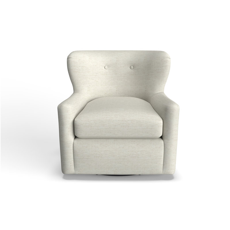 Fauteuil oscillant pivotant Bendigo, Chenille Nomad Snow Crypton Performance