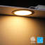 Luminaire encastré à DEL ultramince de 6 po 5 CCT avec boîte de jonction, luminaire sans boîtier en aluminium à intensité variable, bronze huilé-135283455