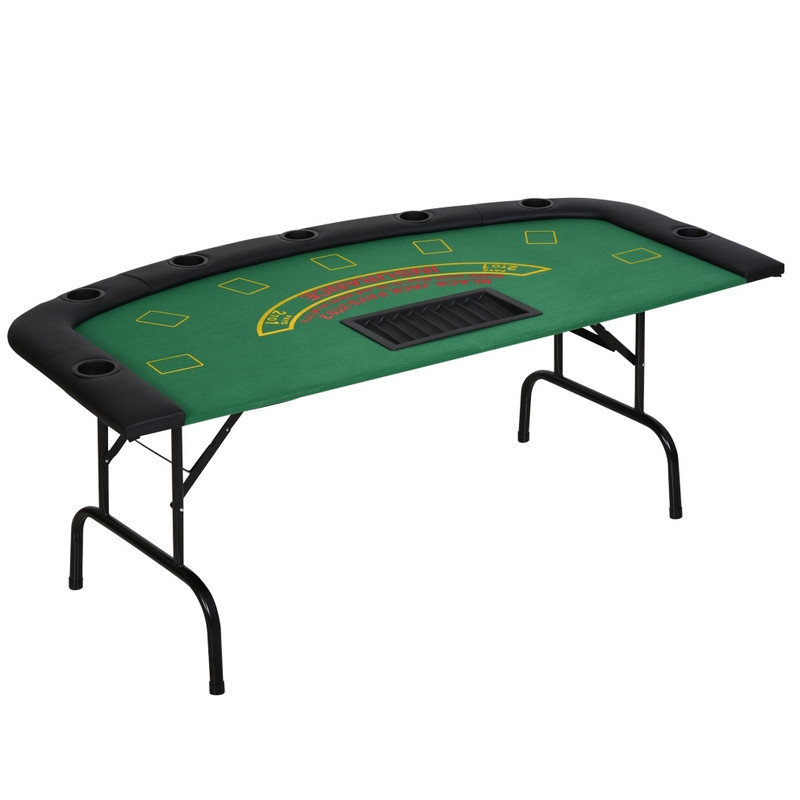 Table de jeu hexagonale à 6 joueurs avec plateau amovible et pieds en bois massif brun rustique