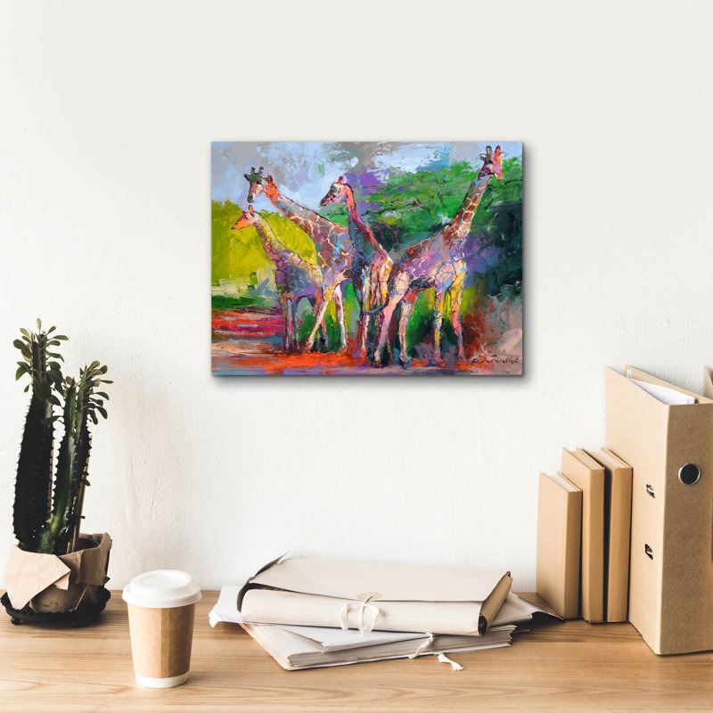 "Artgirra" par Richard Wallich, H 12 po x l 16 po x P 0,75 po