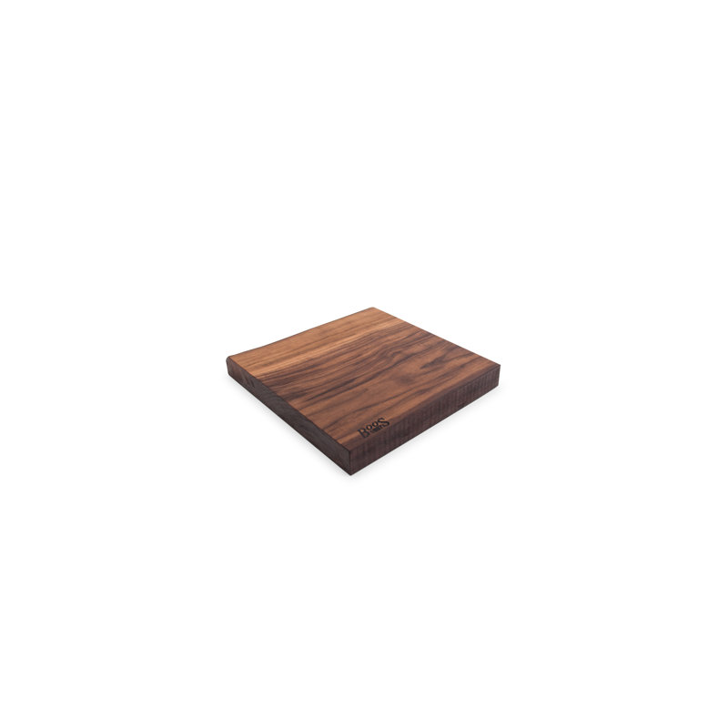 Rustic-Edge Design Reversible Cutting Board, 1.75" H x 12" W x 13" D, Walnut