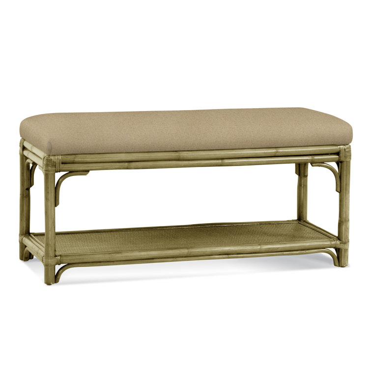 Banc de rangement en osier Summer Retreat
