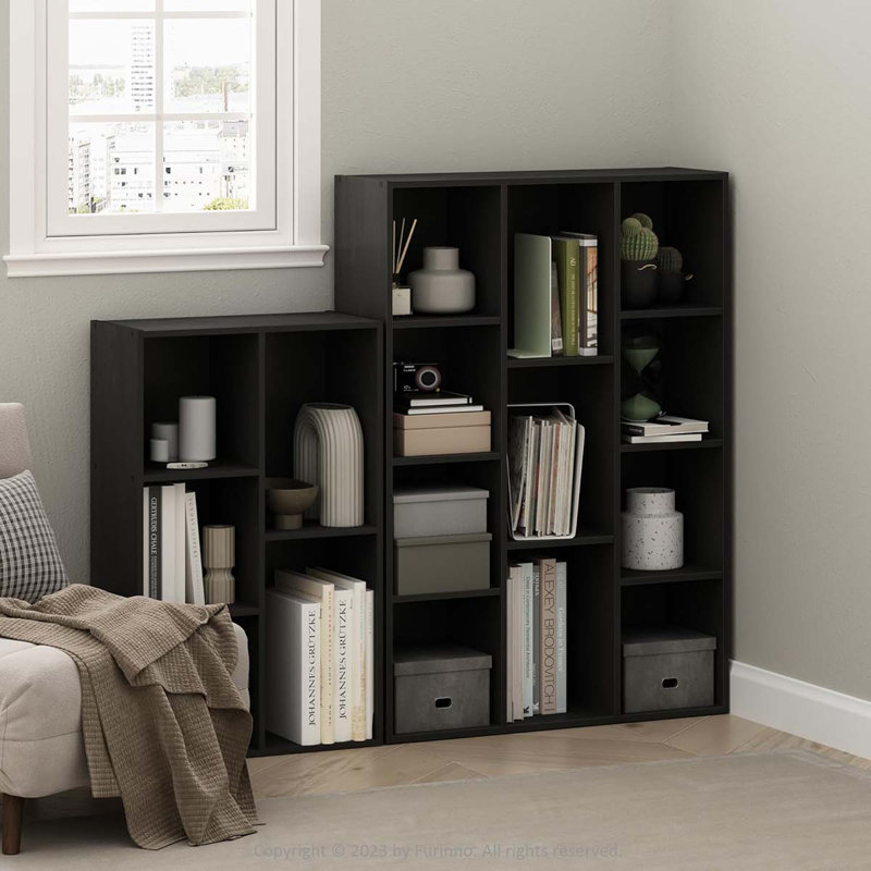 11-Cube Reversible Open Shelf Bookcase,