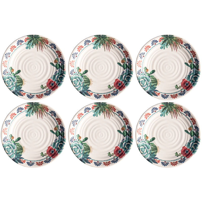 Assiette à dîner en mélamine Desert de NewWave - crème - 10,5 po