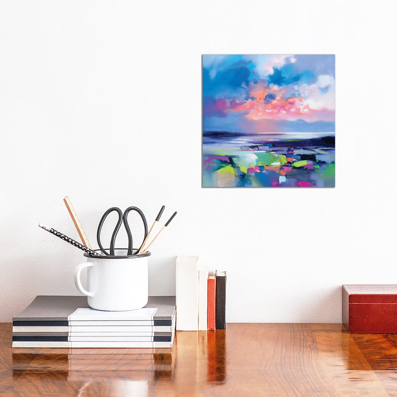 Aria Green by Scott Naismith - Wrapped Canvas Painting, 30.48 cm H x 30.48 cm W