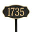 Plaque d'adresse pour pelouse sur 1 ligne Hampshire-243803129-243803123