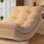Chaise berçante ergonomique en suède-111470366