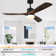 Bilon 52" Classic Wood Ceiling Fan with LED Light Kit, 3 Light Tone and 3 Fan Speed Remote Control