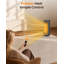PTC Electric Space Heater with Remote & Touch Control, ECO Mode with timer, Overheat & Tip-Over Protection for Home Office
