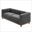 Causeuse-canapé moderne pour salon, appartement et petit espace avec sièges spacieux et revêtement en chenille durable-835908460