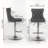 Jillayne Upholstered Golden Swivel Velvet Barstools Adjustable Seat Height-109587670-109587667