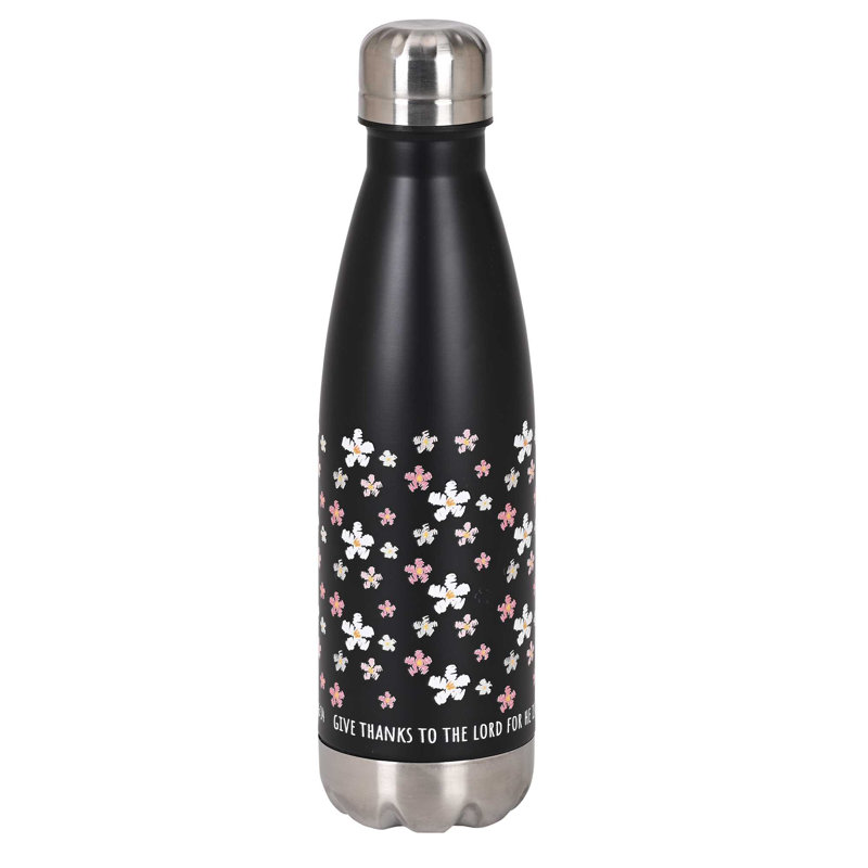 Bouteille d'eau florale 17 oz