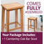 Solid Wood Counter Stool