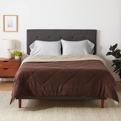 Édredon pour lit double / grand, réversible en microfibre légère toutes saisons