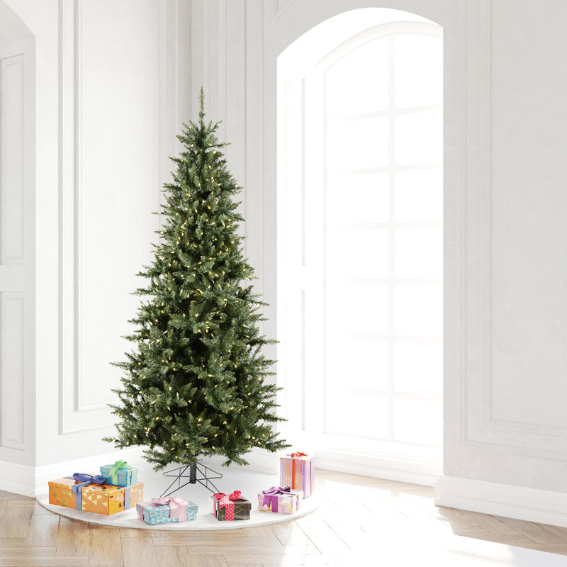Beardstown 7.5' Lighted Fir Christmas Tree