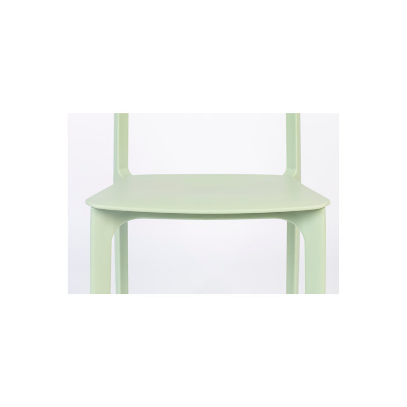 Outdoor Dining Side Chair, Green