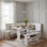 Coin-repas en bois avec rangement caché Heartlynn Classic
