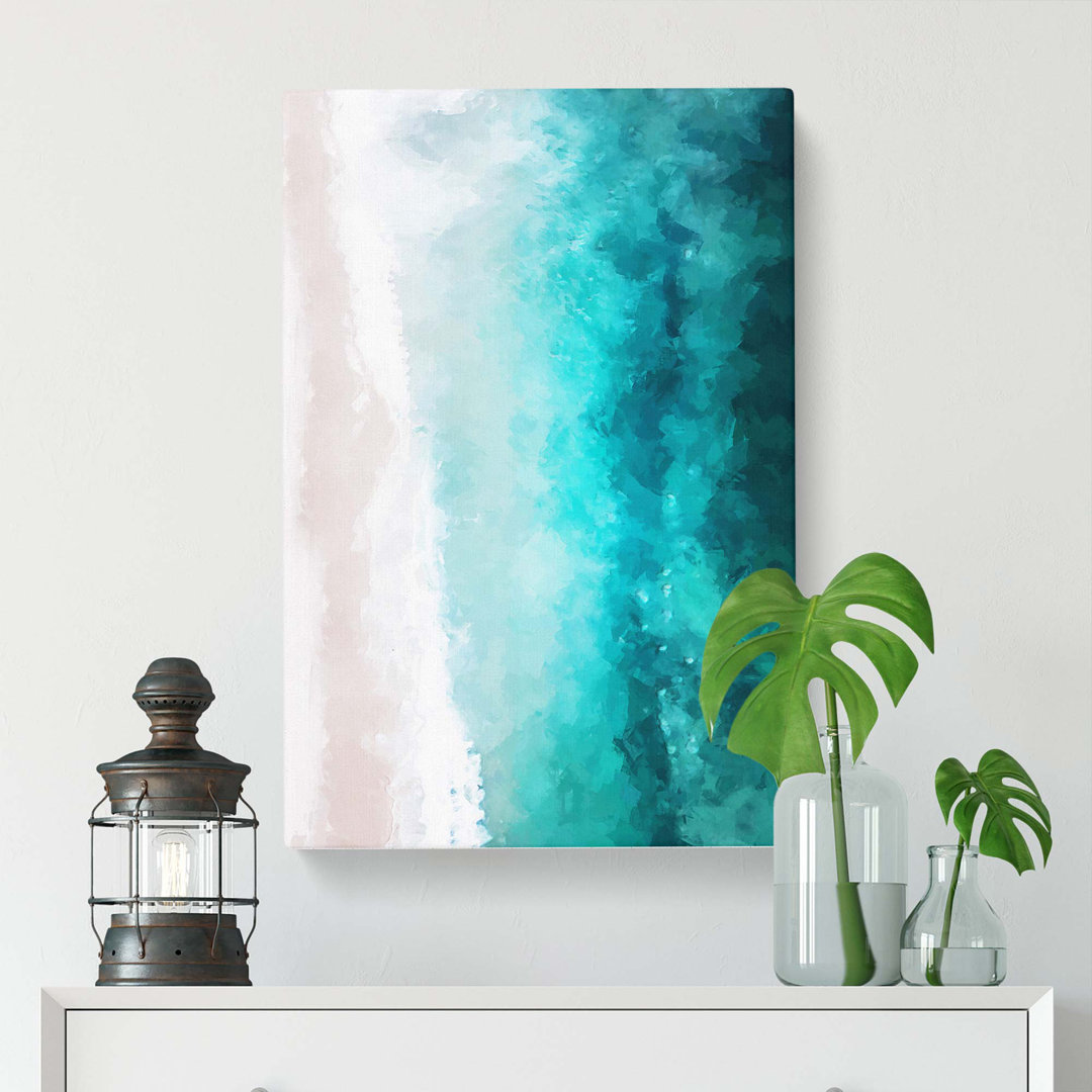 Swanbourne Beach In Australia In Abstract - Wrapped Canvas